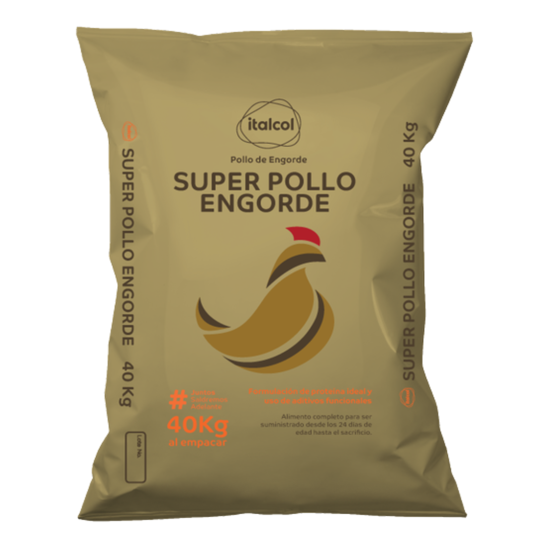 Súper Pollo Engorde Linea Dorada x 40KG
