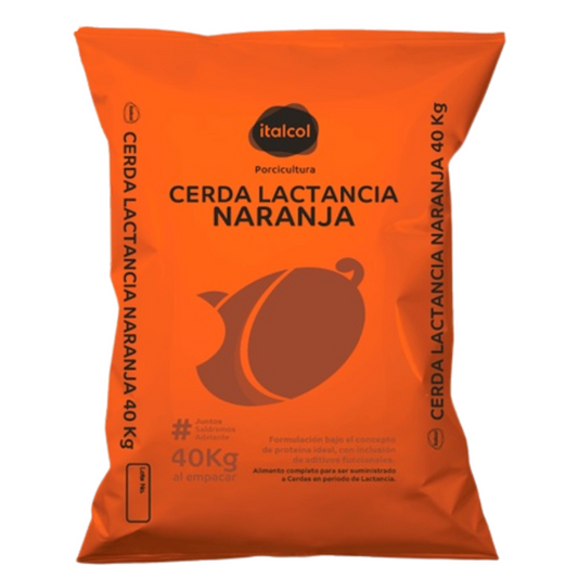Cerda Lactancia Linea Naranja Italcol x 40KG